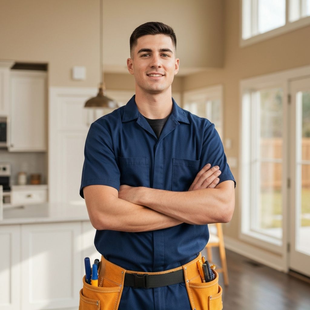 Professional handyman ready to help